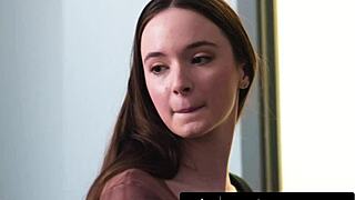 cute asian kimmy kimm comforted by girlfriend hazel moore with soft sex