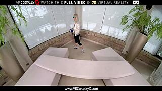 Zazie Skymm as Cassie Cage masters anal in Mortal Kombat XXX parody