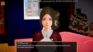 Brunette Teen Plays Homemade Family Game With Big Tits