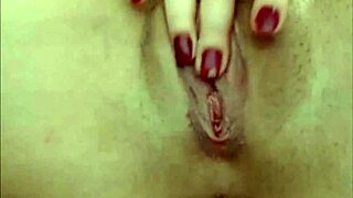 Slim Teen Dancing and Masturbating with Fingers Up Close on Live Cam