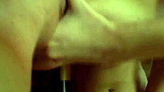 wow, this petite teen gets her tight pussy licked professionally with toys