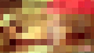 girl gives a little peek up her skirt while cooking dinner