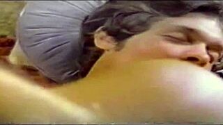 the old man enjoys the blonde teen's big tits and blowjob until orgasm