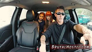 Foot slave dominates bound sexy teen girls Alexa Nova and Kendall Woods in extreme BDSM bondage!