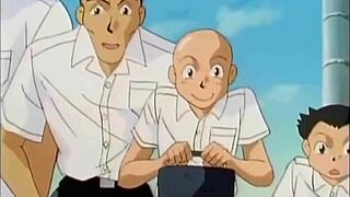 Shy Anime Teen Babe Fingers Wet Pussy and Sucks Big Tits