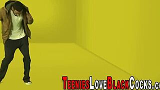 Blonde Teen Takes On A Dare With Black Partner In An Exciting Challenge