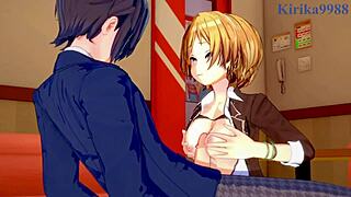 Watch Juri Saijo and Chiyoko Sonoda in Intense Hentai Sex with Big Tits and Creampie 😍