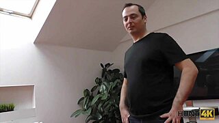 hunt4k features a cute blonde's shaved pussy getting pounded hard in a pov cuckold scene