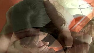 young libertines explore aaralyn's shaved pussy with blowjob and cumshot