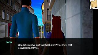 My New Family 132: Teen Redhead with Small Tits in 3D Cartoon Hentai Scene