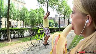 Cayenne Klein's TIGHT PUSSY gets STRETCHED in DOGGYSTYLE in the bedroom