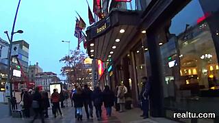 stellar czech teen lured from supermarket for hardcore pov pounding