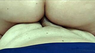 Blonde Latina cousin takes it deep in her hot ass POV