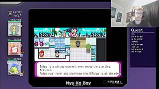 accidents lead to encounters at indoor pool in pokemon parody game