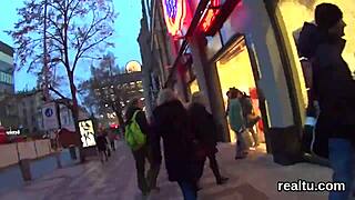 stellar czech teen lured from supermarket for hardcore pov pounding