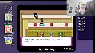 accidents lead to encounters at indoor pool in pokemon parody game