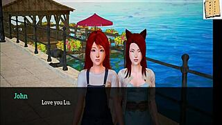 My new family episode features redhead teen with small tits