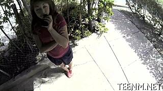 Honey Courtney Loxx Sucks Cock For Cash