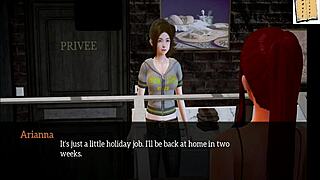 My new family episode features redhead teen with small tits