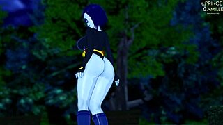 Holy Smokes! Raven's Horny Big Thighs in Dark Forest JOI with Facial Action!