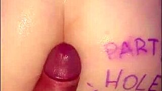 teen girl at party gets multiple creampies in her ass