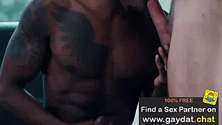 black hair and inked jett rink enjoys anal interracial with huge assfucking