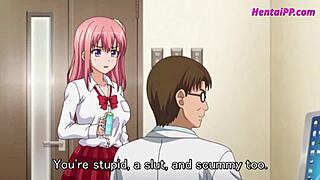 hey, this young redhead babe’s doctor visit gets wild in hentai