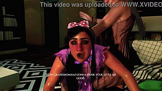 SPANKED AND PADDLED TO TEARS IN EXTENDED FETISH CLIP