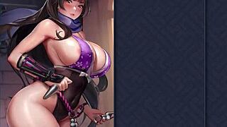 Ep1 touching Rebel’s pussy with her wild kunai buttplug adventure