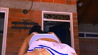 the stepdaughter was so tight he went slow but once relaxed she gave fully