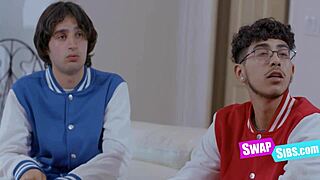 Cosplay Cum Swap with Stepsis in Costumes