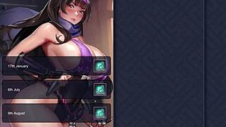 Ep1 touching Rebel’s pussy with her wild kunai buttplug adventure