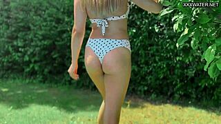 Want to see sexy Russian teen in pool?