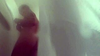 Watch sexy Dahlia masturbate in the shower with naughty ass and pussy fun!