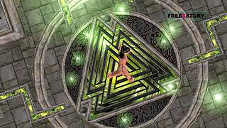 Teen Girl Fingers Pussy And Ass In 3D Cartoon Hentai Animation