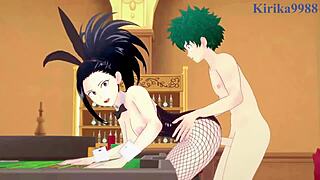 i love mina ashido momo yaoyorozu izuku midoriya bunny girl creampie sex