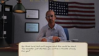 Cute gay roommate bound in college game.