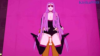 Sakura Matou and Rider Intense Sex with Shirou Emiya!