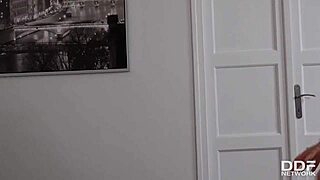 this delivery girl craves cum in her mouth like pizza topping, deepthroating eagerly with glamour and cumshots