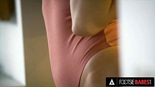 College girl leanne lace deepthroats monster cock with foot fetish answered by kristof cale