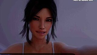 Stepmom gets a big cock inside her wet with saliva mouth deepthroat in my sexiest gameplay moments in milfy city part 34