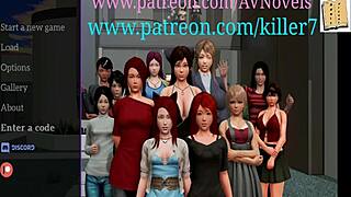 Hey, my new family 19 features blonde teen 18+ with small tits in a cartoon game.