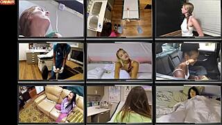 freshman maya farrell moans during hitachi wand orgasms from doctor tampa in florida hospital