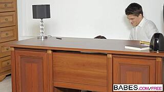 Babes Office Obsession with Alexis Brill and Bruce Venture Getting Wet