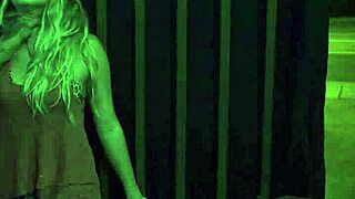 Stranded teen gets rough outdoor fuck