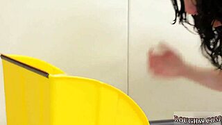 Bound teen scissoring in extreme bondage case!