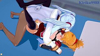 setsuko ohara and excellen browning and ruri hoshino in intense futanari sex hentai