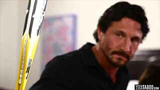 Brunette Teen Learns Intimate Lessons In Doggy Style