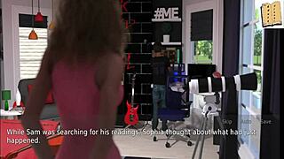 A wife and stepmother 33 plays erotic game with big tits and ass 😘