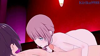 honami mochizuki and haruka kiritani in intense project sekai hentai